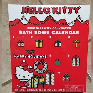 Sanrio Hello Kitty Christmas Week Countdown Bath Bomb Calendar